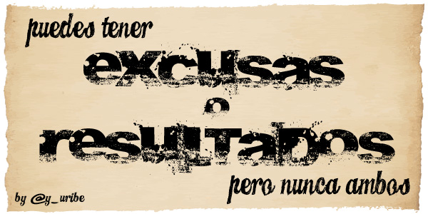 Tienes Excusas o Resultados - Yago Uribe